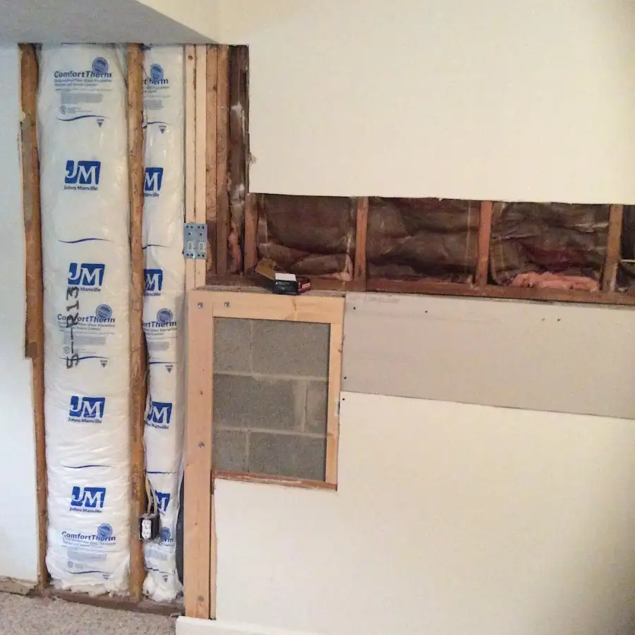 Wall insulation replacement during Structural Drying in Hanover Park